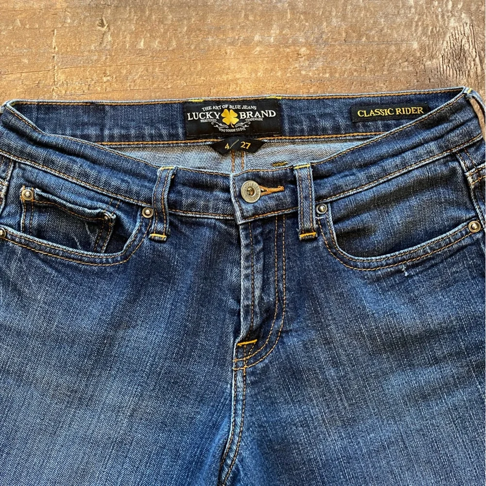 Lucky Brand Danville Classic Rider Crop Capri Jeans 4 - Picture 4 of 9